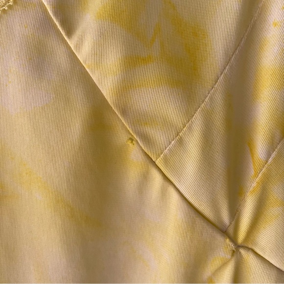 Vintage | 80s 90s Yellow Tie-Dye Slip Dress - Picture 6 of 13